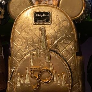 Disney parks 50th gold loungefly